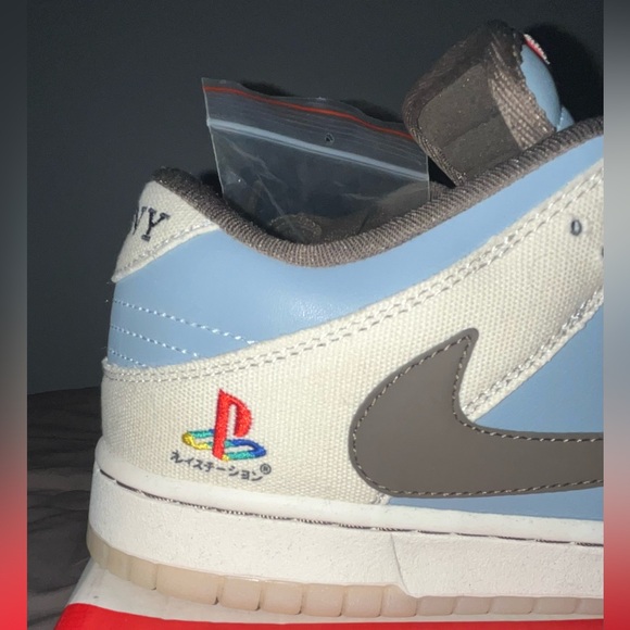 Men’s Nike Dunk Low Travis Scott x Sony PS5 PlayStation 5 Sneakers Size 9 - Picture 6 of 10